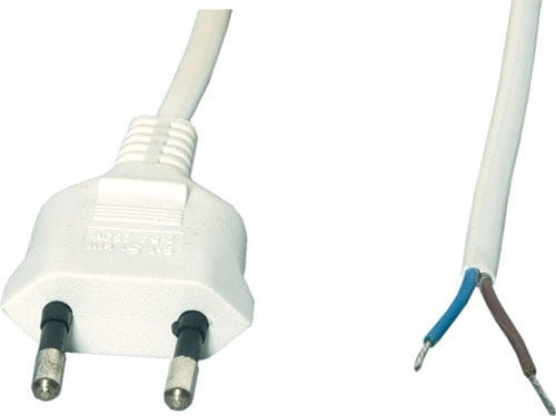 Kabel sieciowy z wtyczką płaską 2X0,75MM2 