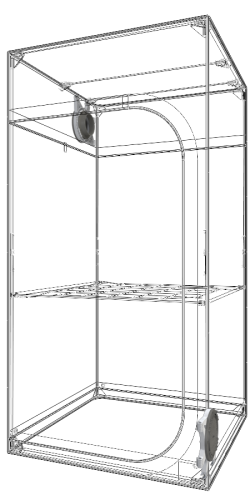 Growbox Secret Jardin Dark Street 90x90x178