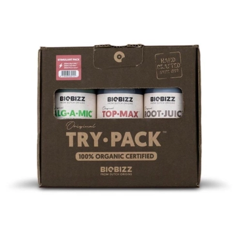 Zestaw boosterów i stymulatorów Biobizz TRY-PACK STIMULANT 3x250ml | trypack dla 1-4 roślin