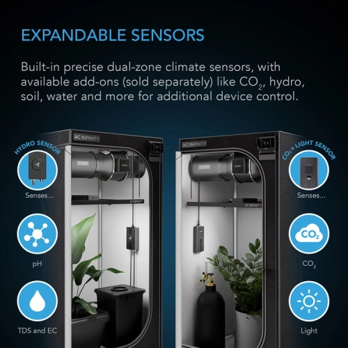 AC Infinity CONTROLLER AI+ kontroler klimatu z inteligentnym uczeniem do max. 32 urządzeń