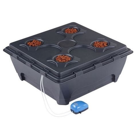 KOMPLETNY SYSTEM HYDROPONICZNY OXYPOT, 110L, 83x83xh38cm, 4 PLAN