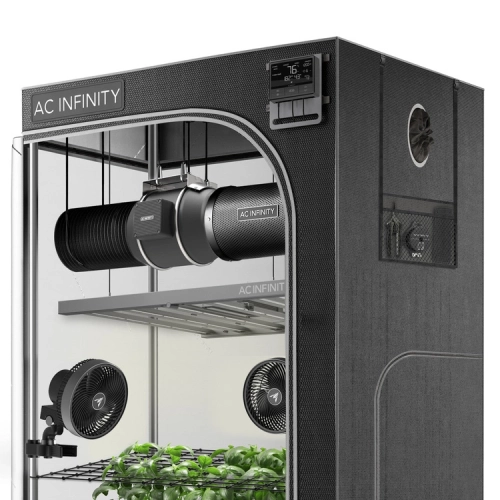 AC Infinity AI+ AC-PKC44 — zestaw 120 × 120 × 200 cm, LED 500 W