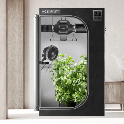 Growbox AC Infinity AI+ 60x60x180 cm – kompletny zestaw uprawowy 115W LED, wentylacja 100 mm, Controller AI+