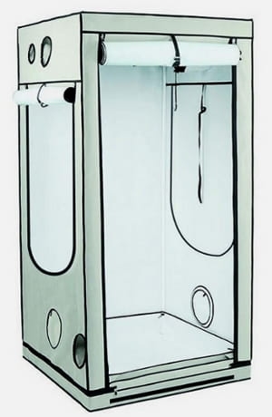 Growbox HOMEBOX AMBIENT WHITE PLUS Q120+120x120x220cm  