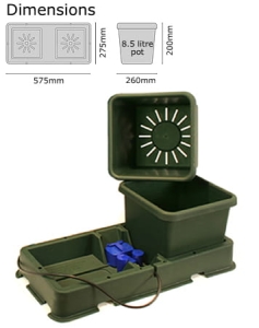 AutoPot Easy2Grow - 2 donice 15L