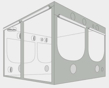 Growbox HOMEBOX AMBIENT WHITE Q300, 300x300x220cm