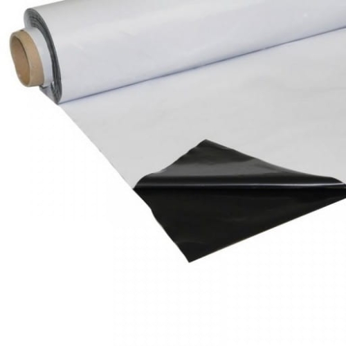 Folia czarno-biała 85mu 2m x 1m - 100mb